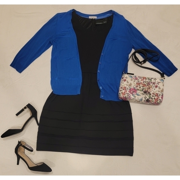 Cynthia Rowley Black Dress size large - Picture 2 of 11
